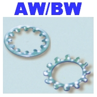 Toothed Internal, External Lock Washers